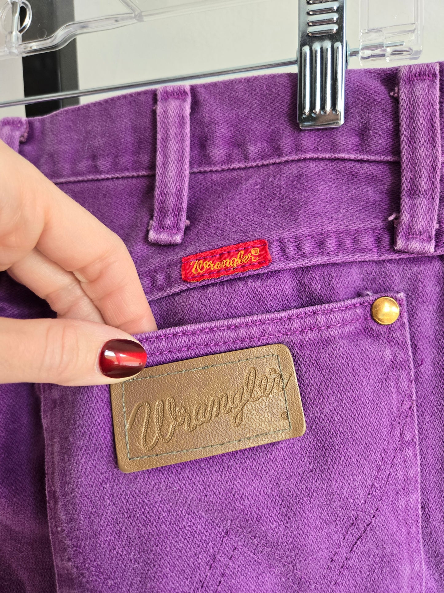 Vintage Purple Wrangler Jeans  - W30-31"