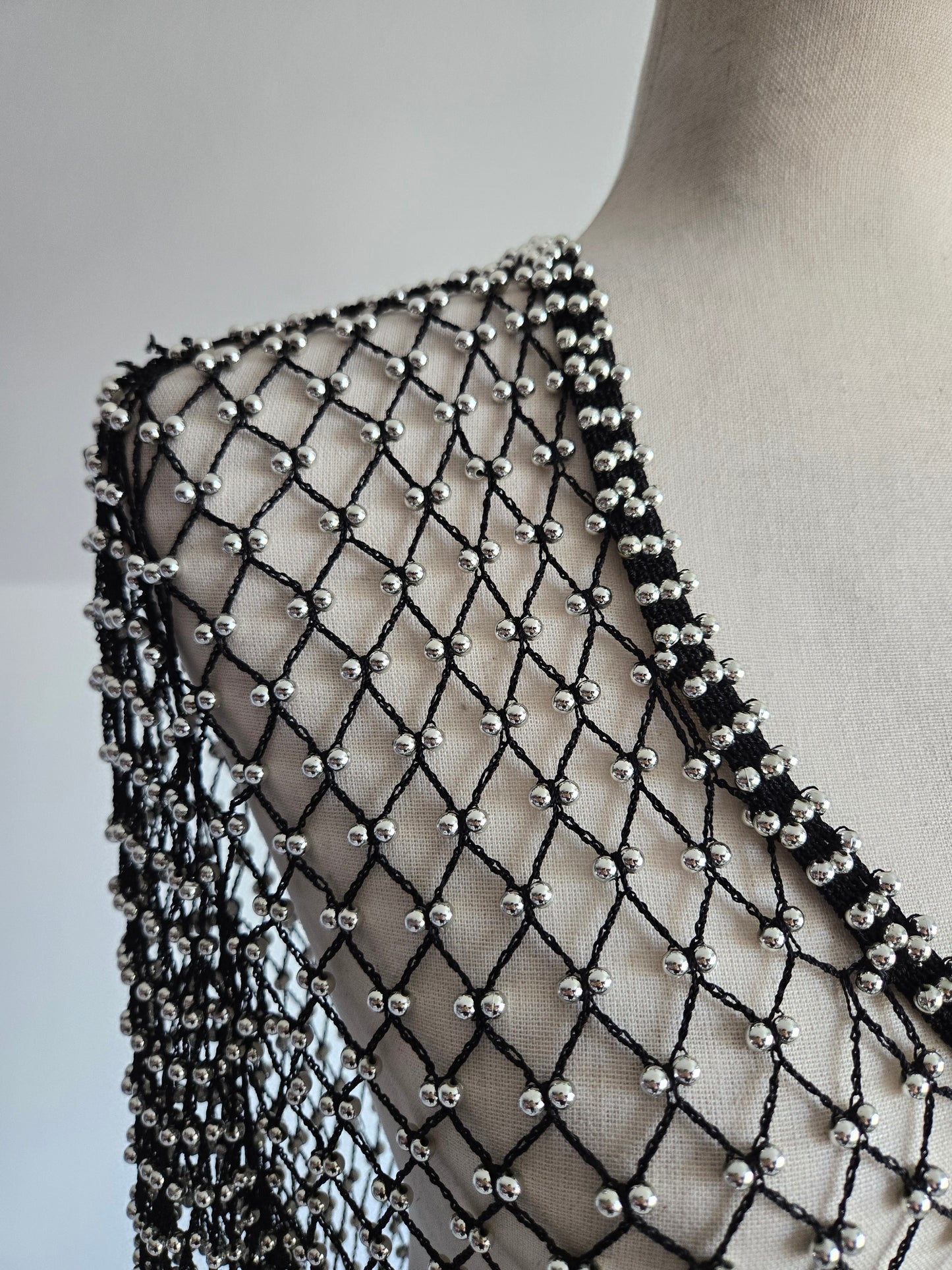 Vintage Beaded Bolero - XS/S