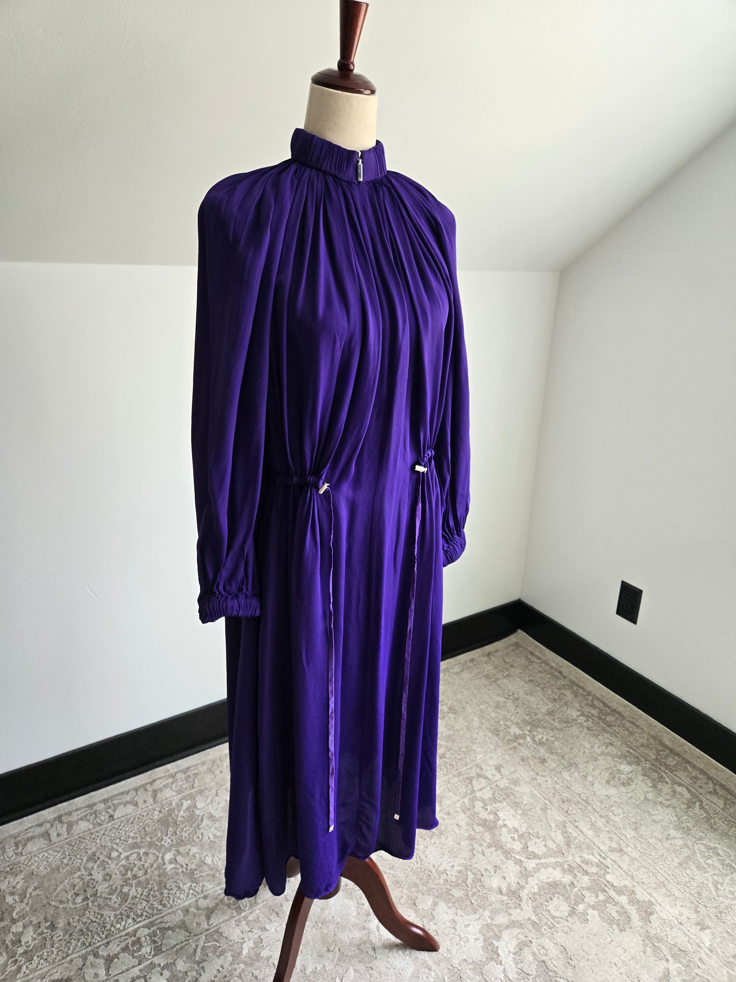 Tibi Designer Purple Drape Dress - XS/S/M