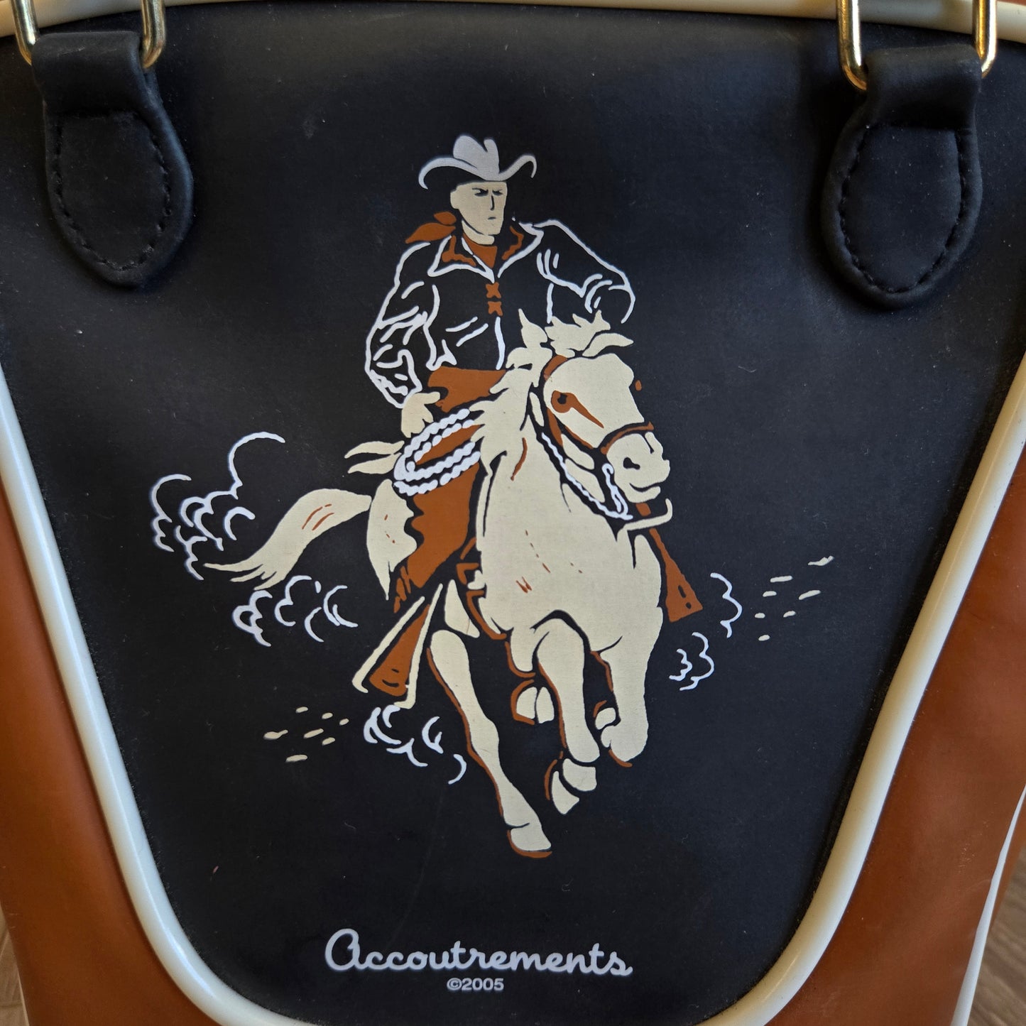 Vintage Cowboy Graphic Mini Bowling Bag