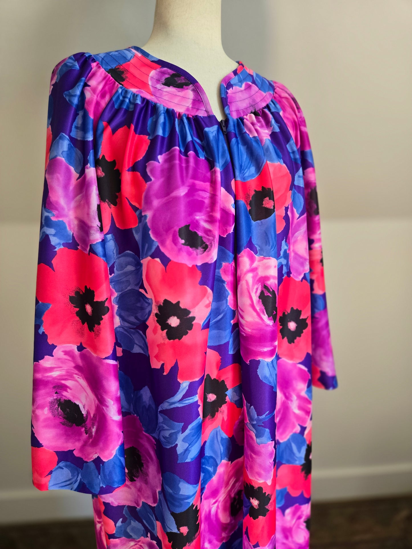 Granada Vintage Floral House Dress - large/XL
