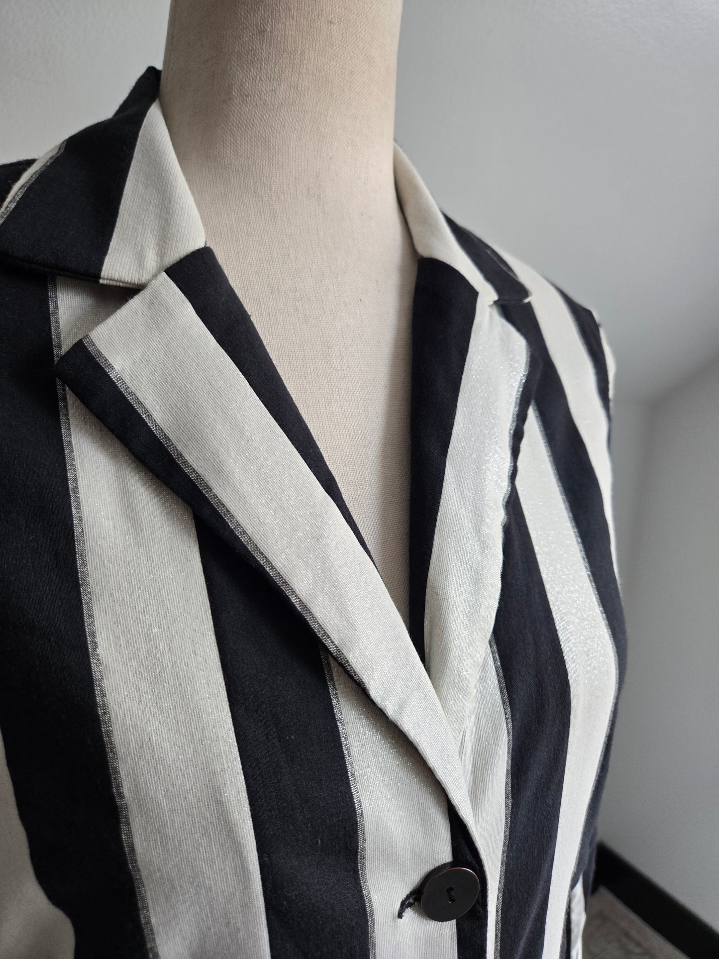 Bitte Kai Rand 1981 Stripe Long Blazer Made in Turkey - Medium