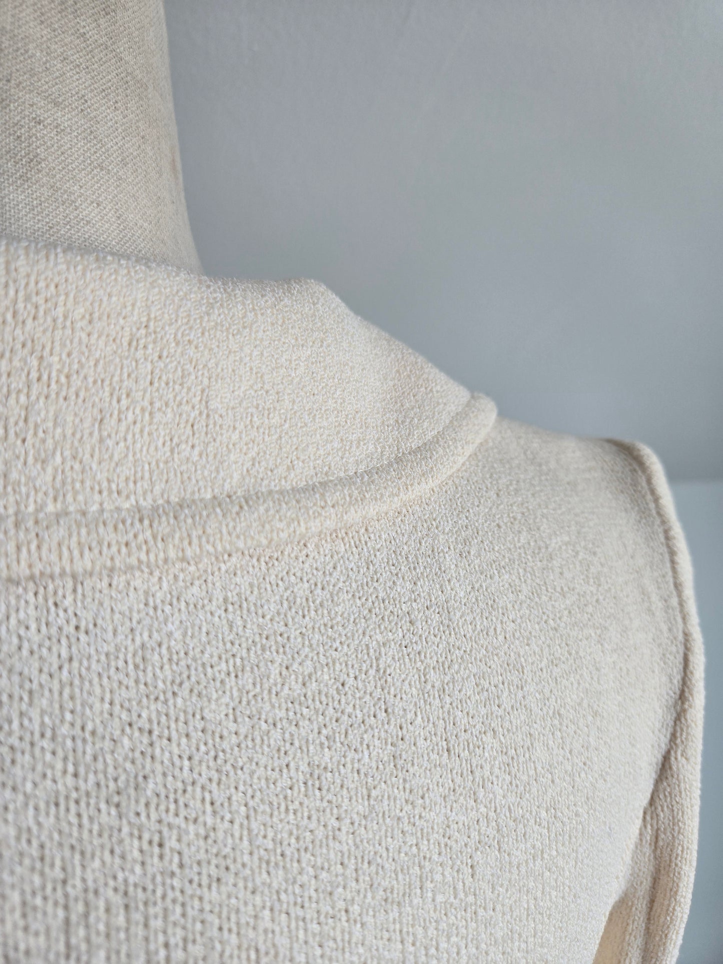 St John Knit Jacket in Ivory - XS/S/M