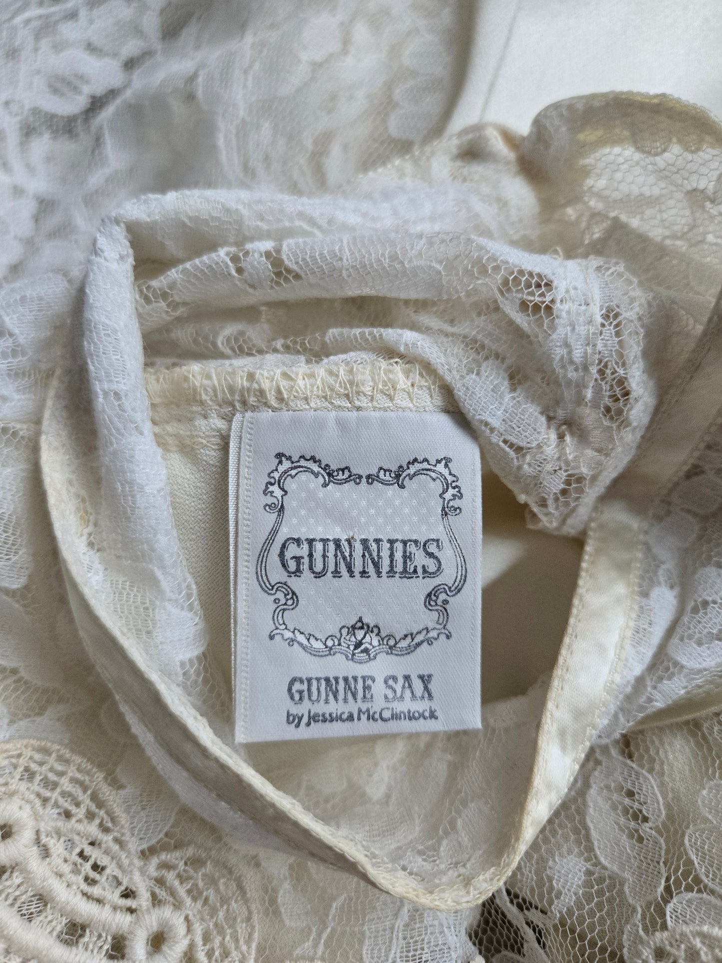 Gunnies Gunne Sax by Jessica Vintage 80s Blouse - Small