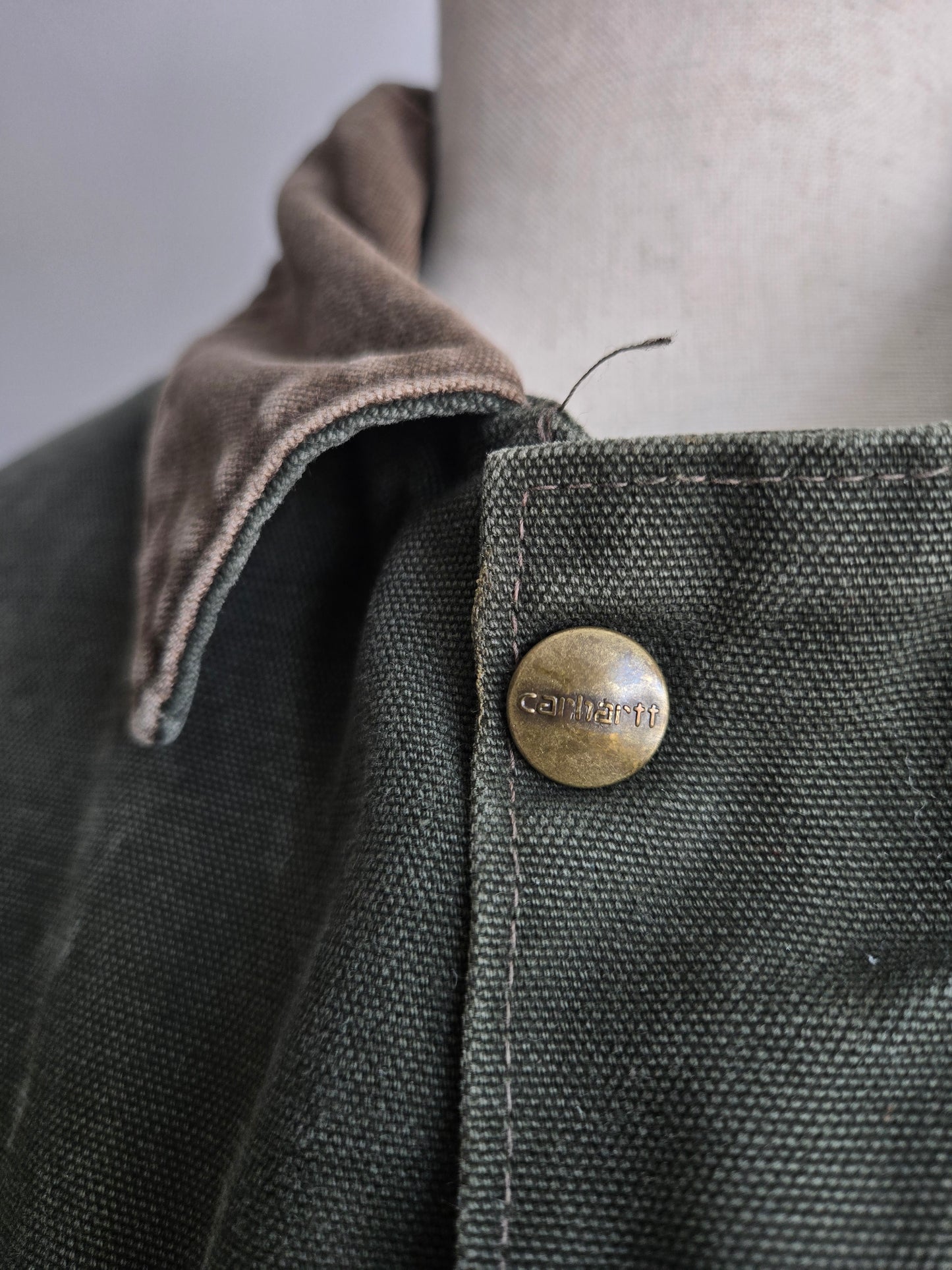 True 1980s Vintage Worn in Carhartt Workwear Coat - medium