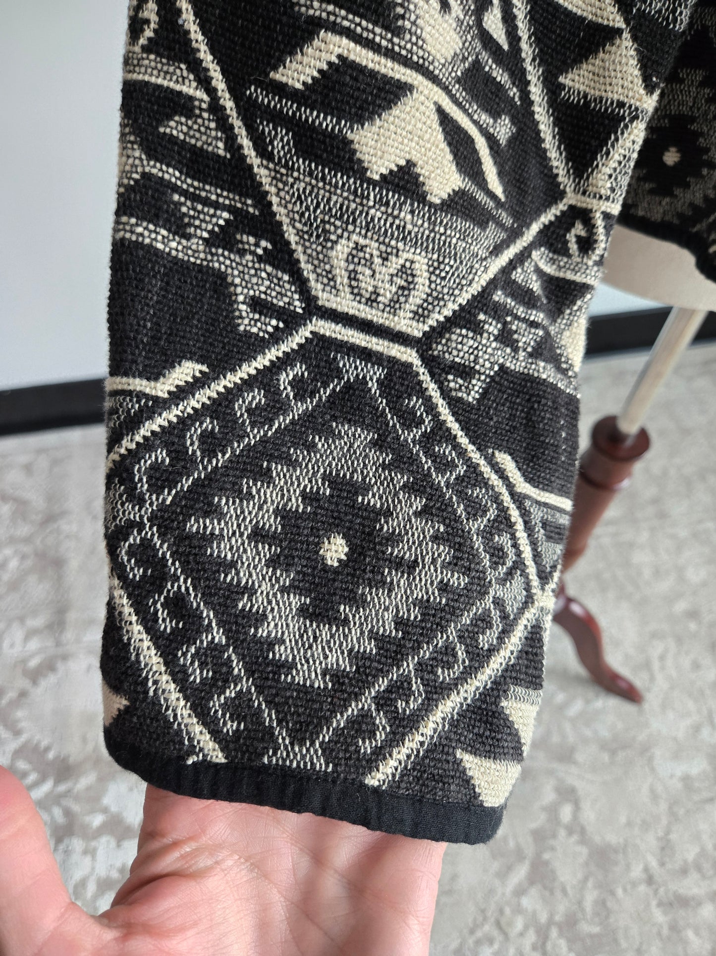 New Identity 100% Cotton Western Tapestry Jacket - Large