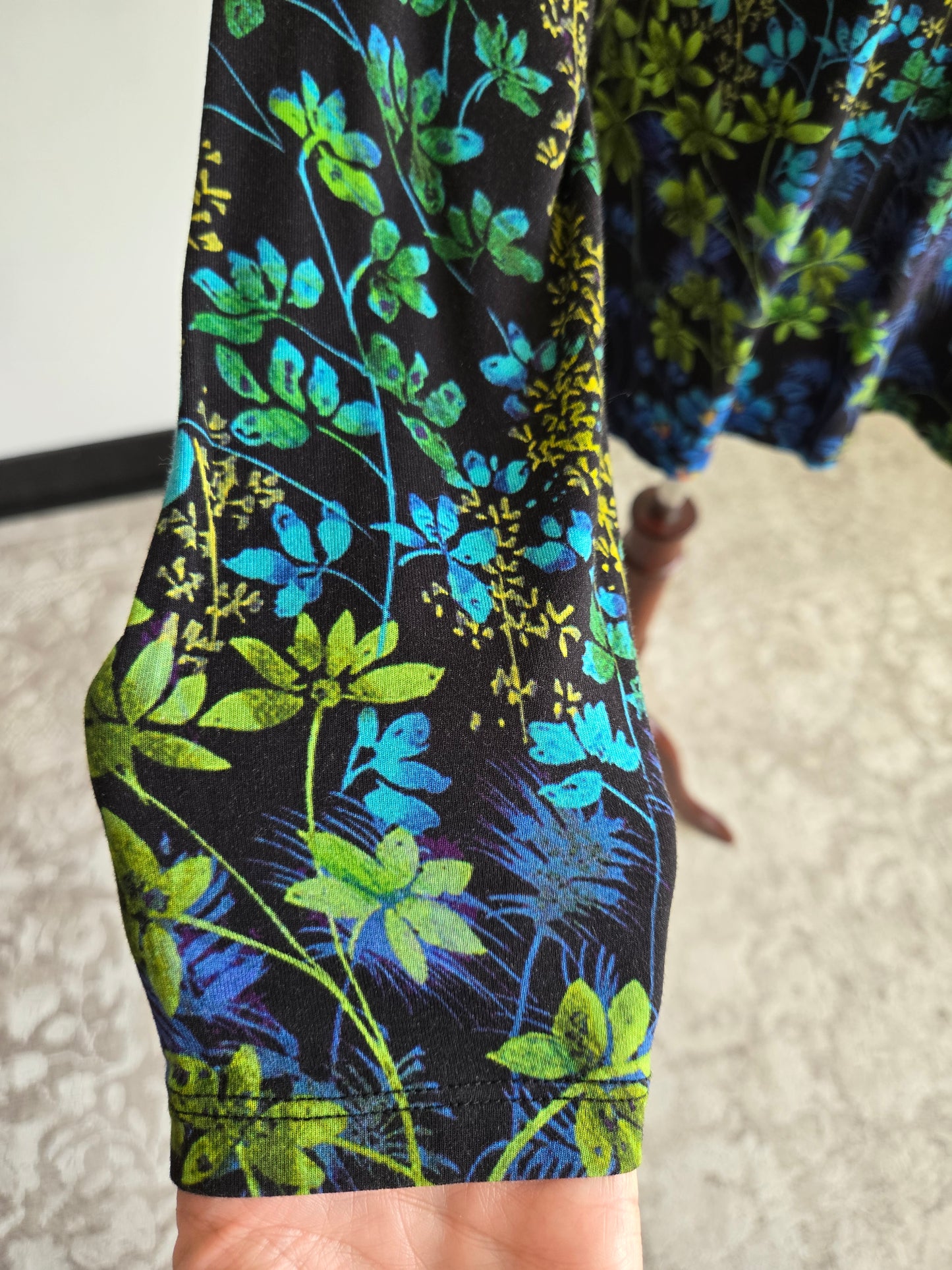 Johnny Was Floral High Neck Top - S/M