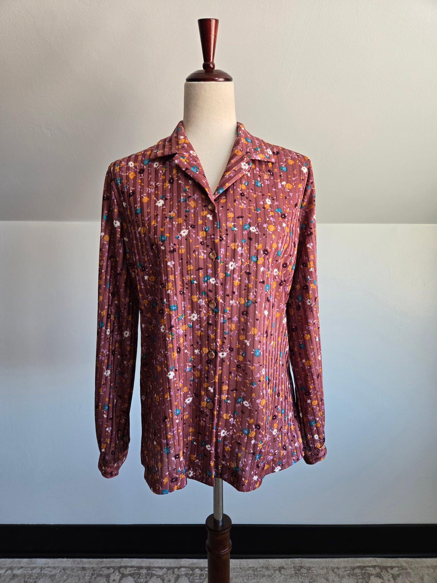 Graff Vintage 70s Micro Floral Top - large