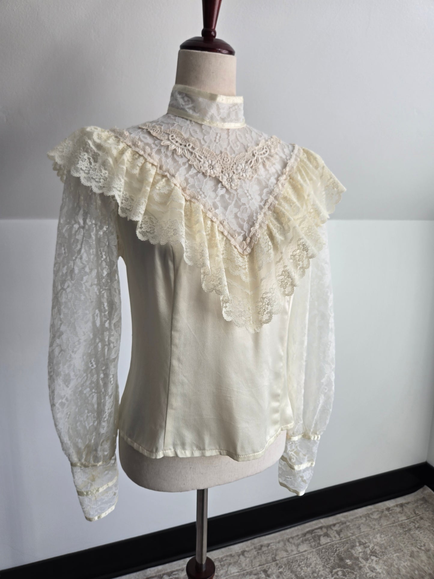 Gunnies Gunne Sax by Jessica Vintage 80s Blouse - Small