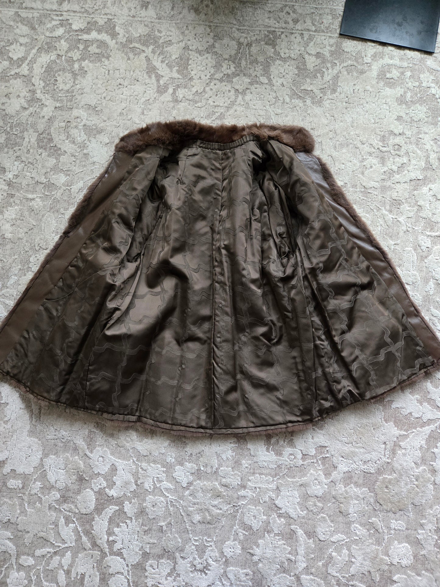 Vintage 50s Genuine Sable Fur Custom Made Coat - M/L