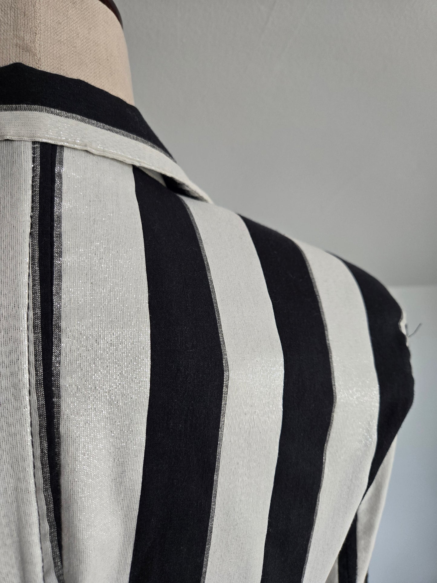 Bitte Kai Rand 1981 Stripe Long Blazer Made in Turkey - Medium