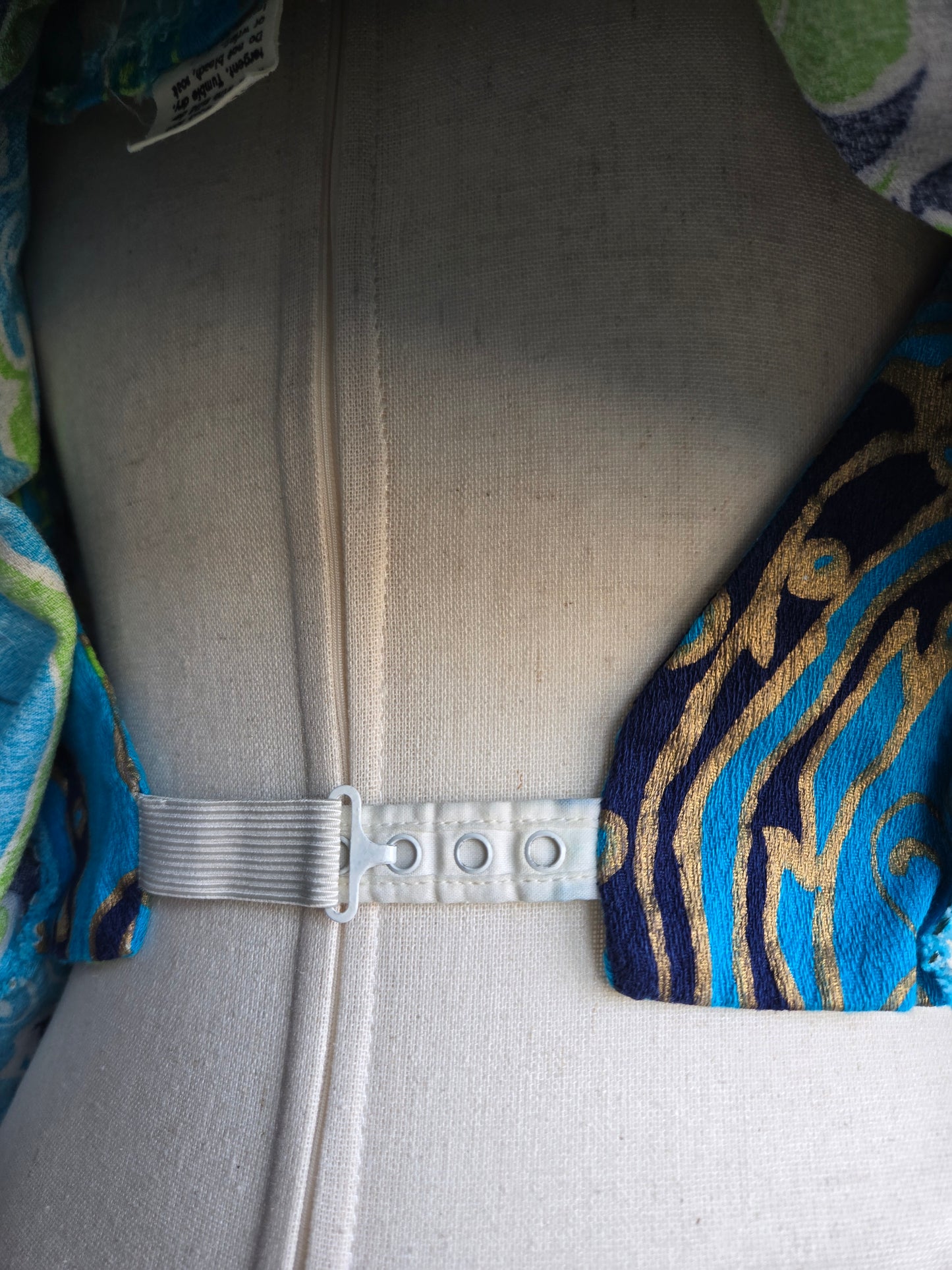 Kimo's Polynesian Shop made in Hawaii Barkcloth Dress - medium