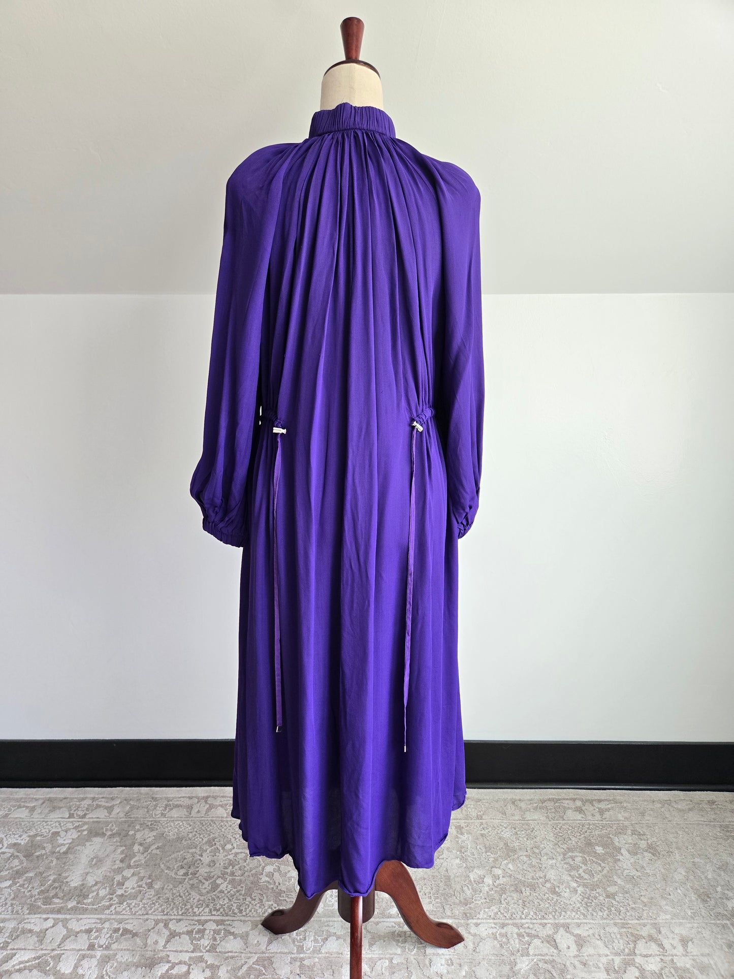 Tibi Designer Purple Drape Dress - XS/S/M