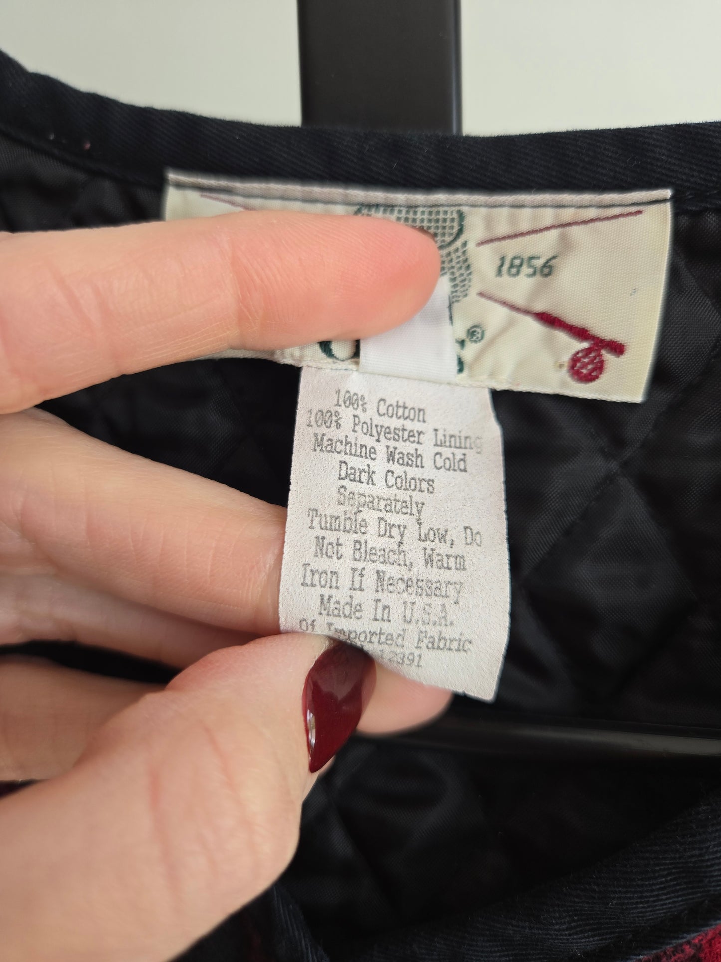 Vintage Orvis Plaid Quilted Vest - L/XL