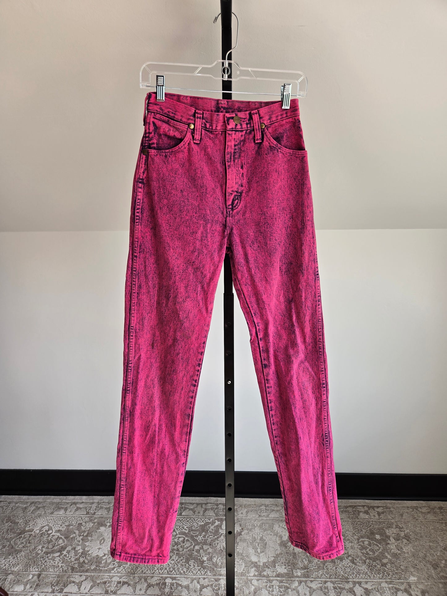 Pink Made in USA Vintage Wranglers - W25-26"