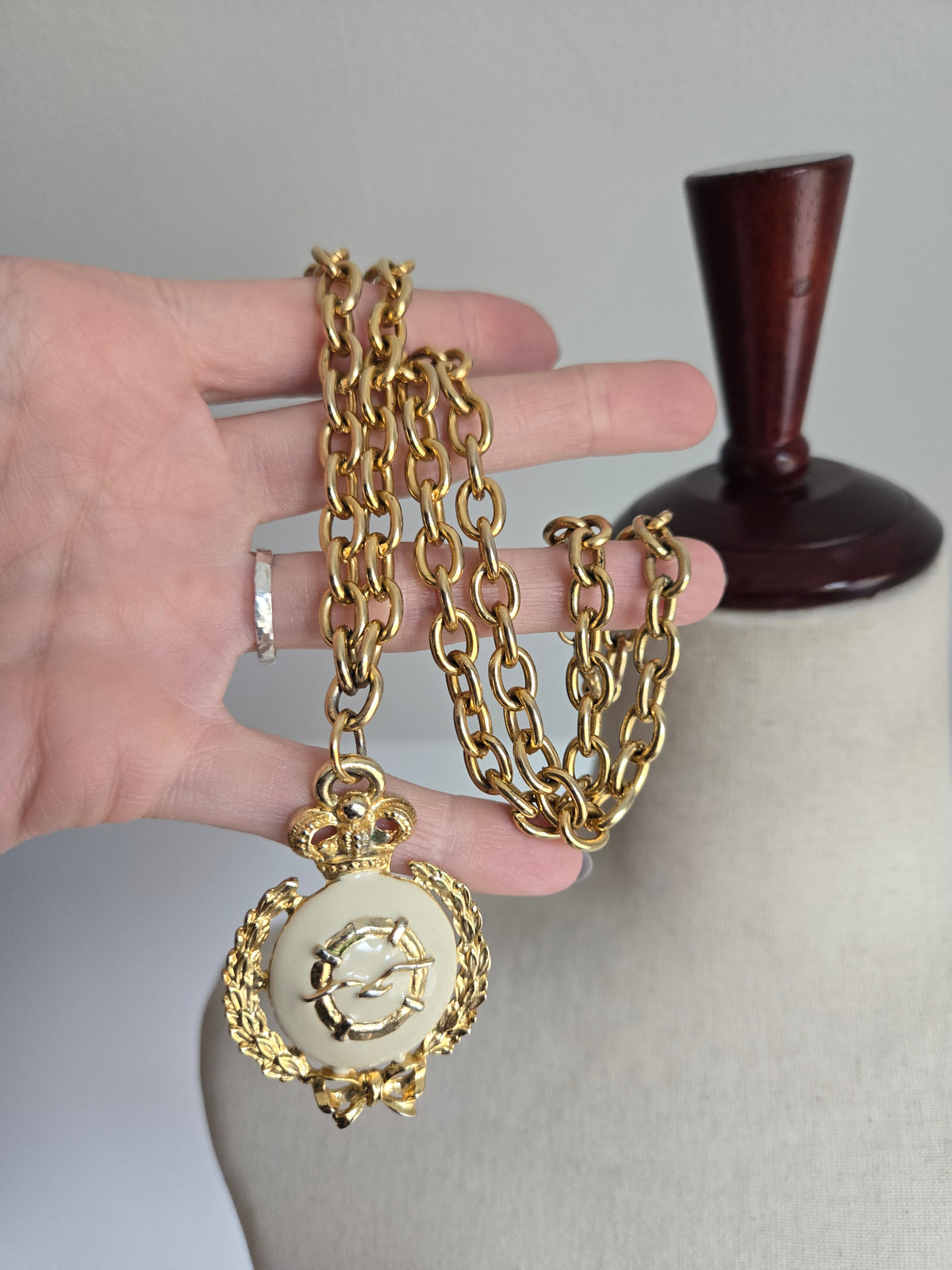 Vintage Nautical Pendant Necklace