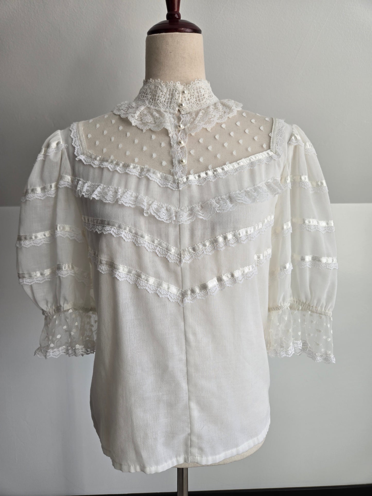 Gold Label Jessica's Gunnies San Fransisco Vintage 70s Gauzy Blouse - Medium