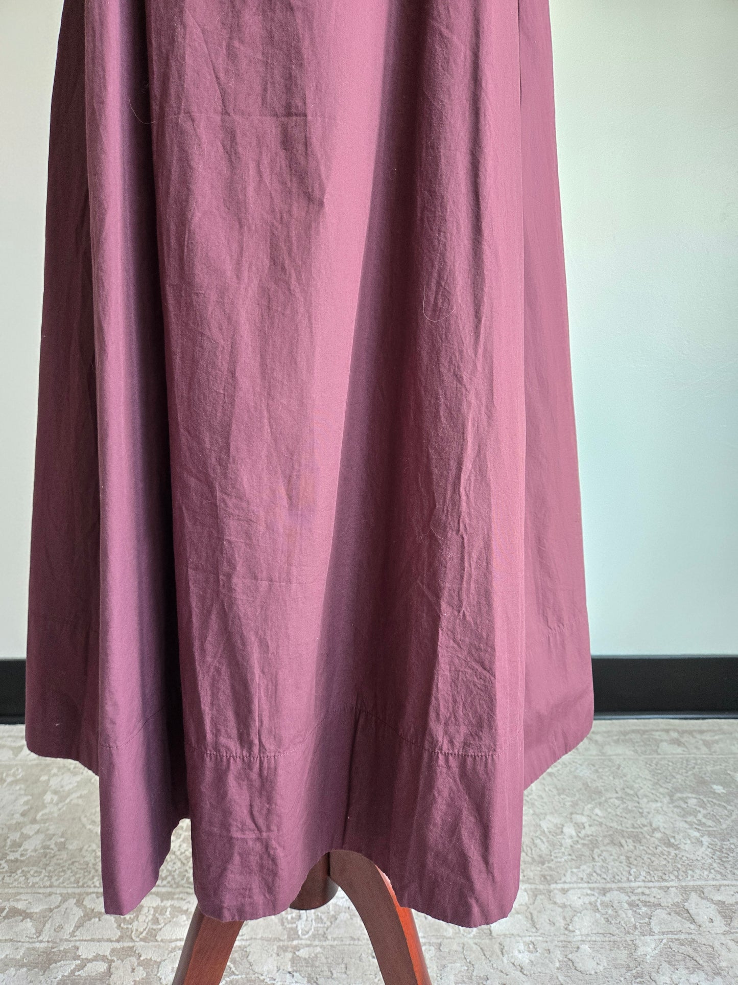 Free People Plum Purple Cotton Halter Dress - SX/S/M