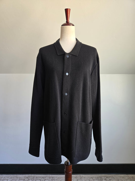 Scotch & Soda Amsterdams Blauw Collection Black Cardigan - Large