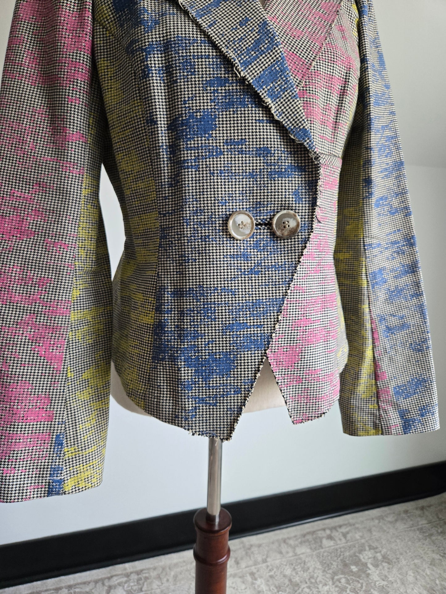 Coromo Japanese Avant Garde Asymmetrical Cotton Blazer - Medium