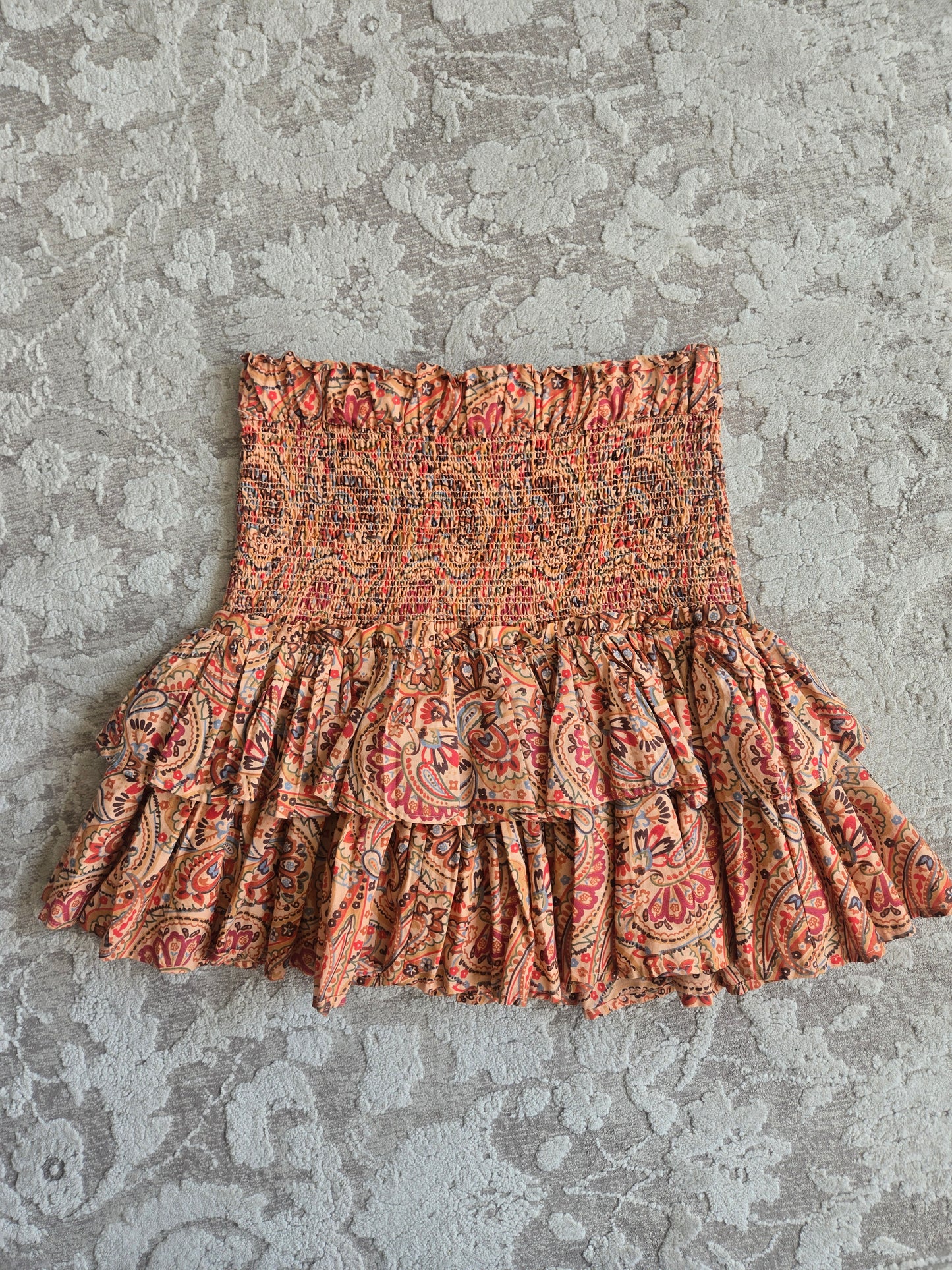 House of Harlow 1960 Cotton Paisley Skirt - Medium