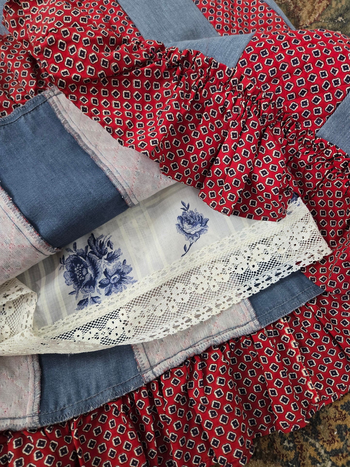 Chessa Davis Vintage Prairie Maxi Skirt - L/XL