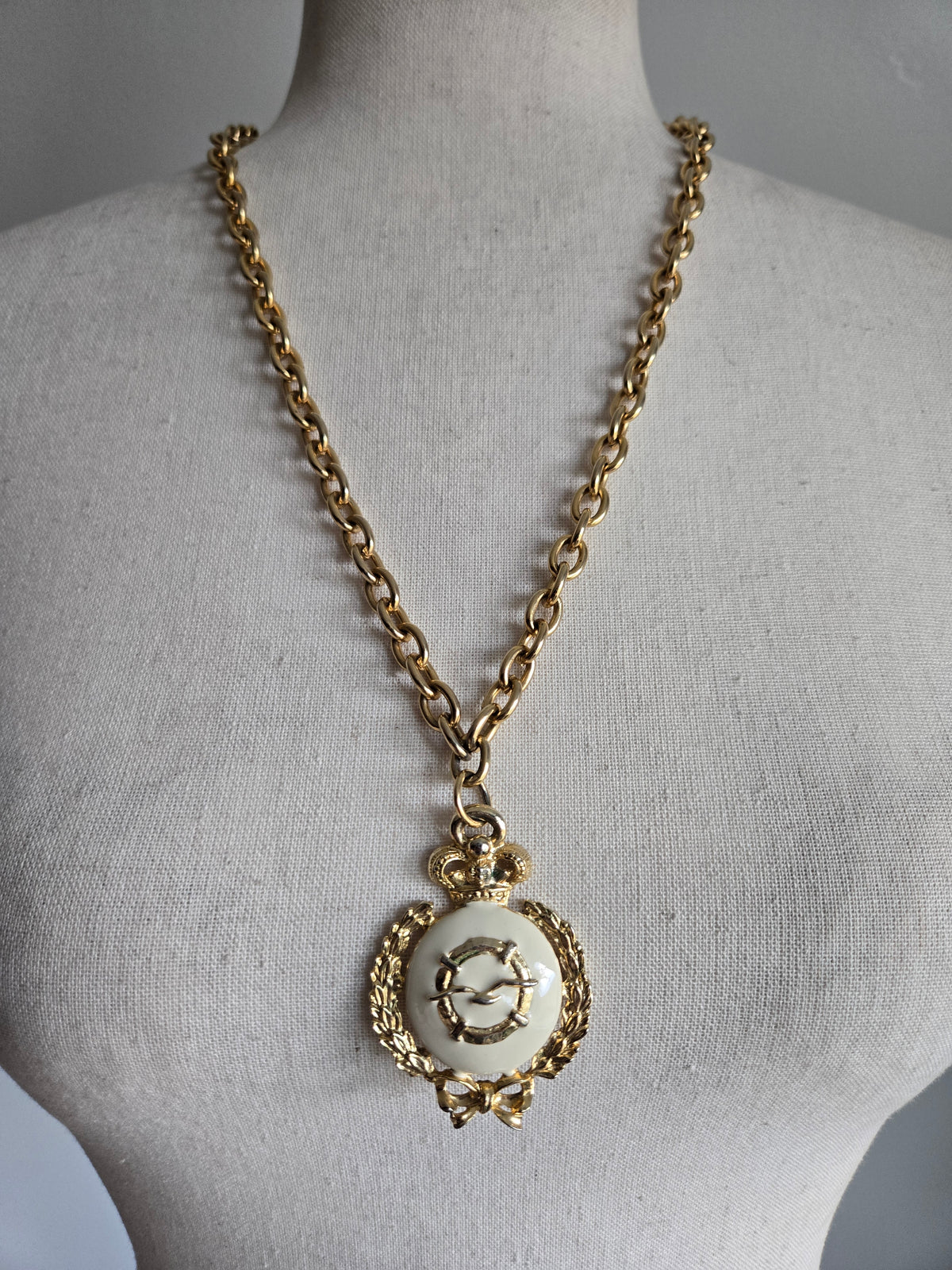 Vintage Nautical Pendant Necklace