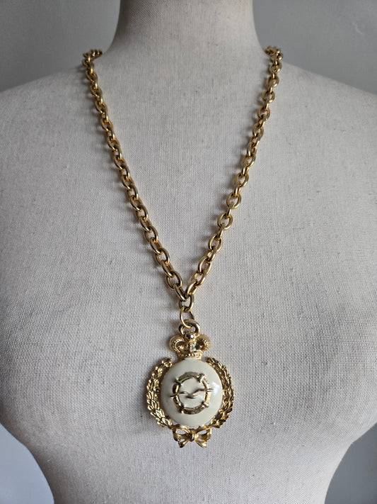 Vintage Nautical Pendant Necklace