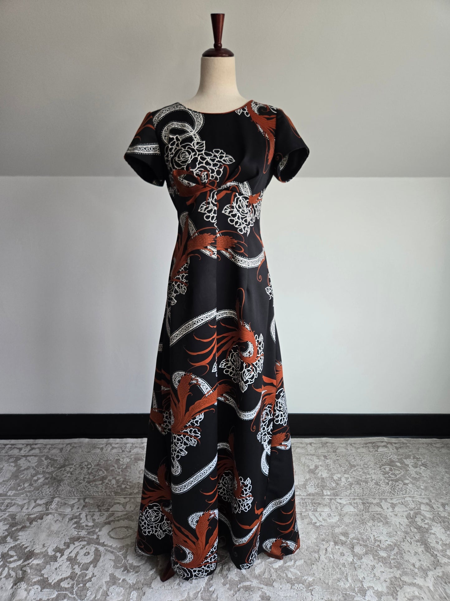 Vintage Made for Mc Inerny by Sydney Honolulu Maxi Dress - medium