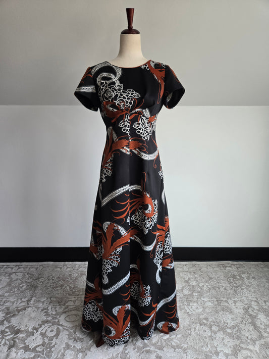 Vintage Made for Mc Inerny by Sydney Honolulu Maxi Dress - medium