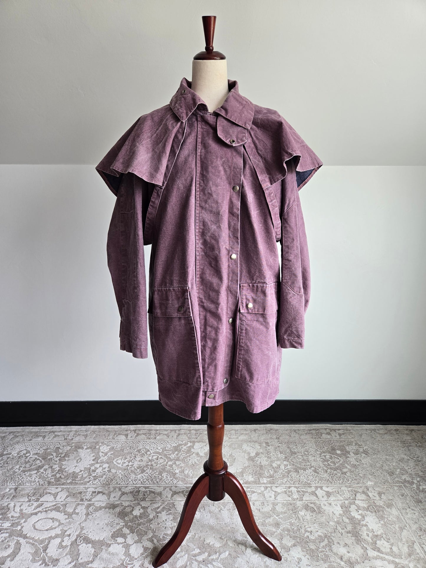 Australian Stock Saddle Co Town and Country Vintage Cotton Ranch Barn Coat - L/XL