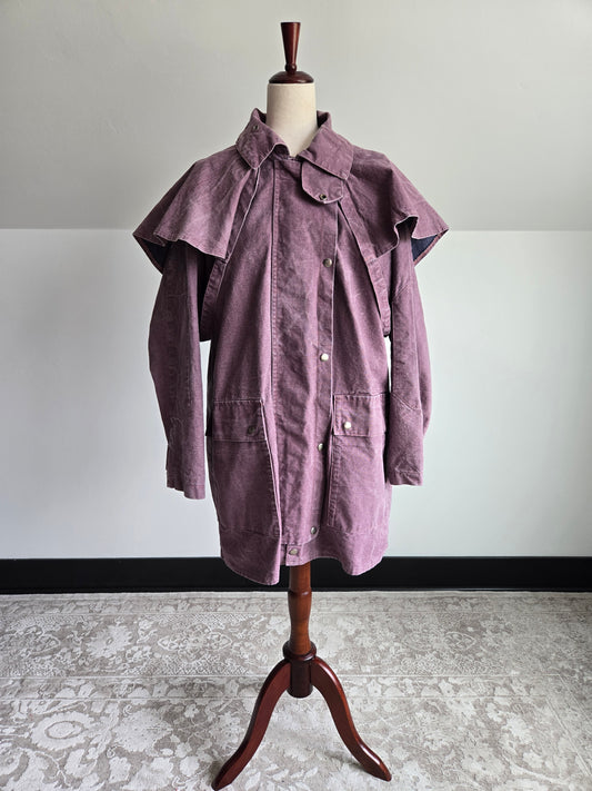 Australian Stock Saddle Co Town and Country Vintage Cotton Ranch Barn Coat - L/XL