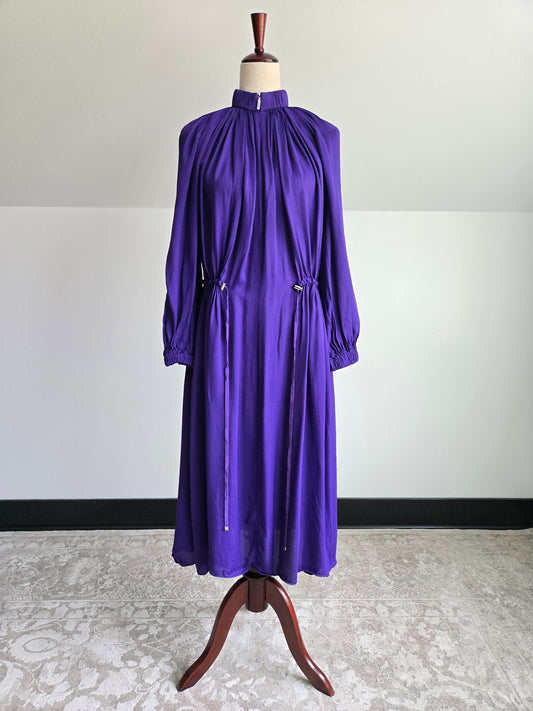Tibi Designer Purple Drape Dress - XS/S/M