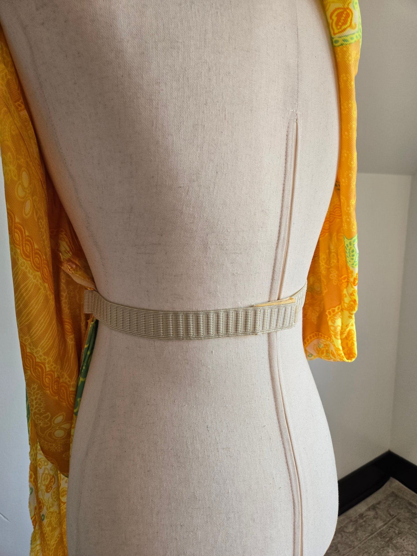 Windsor Vintage 60s Nylon Slinky Caftan Dress - up to large