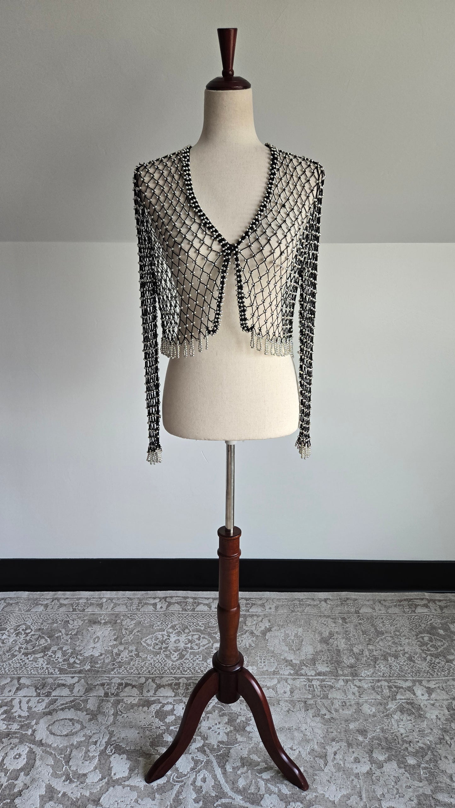 Vintage Beaded Bolero - XS/S