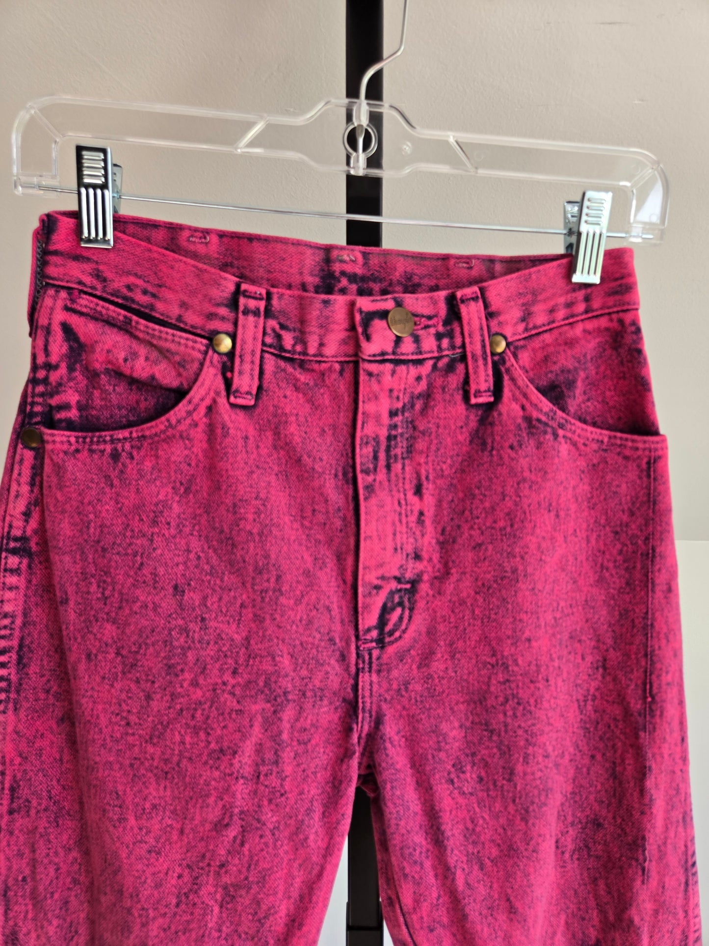 Pink Made in USA Vintage Wranglers - W25-26"
