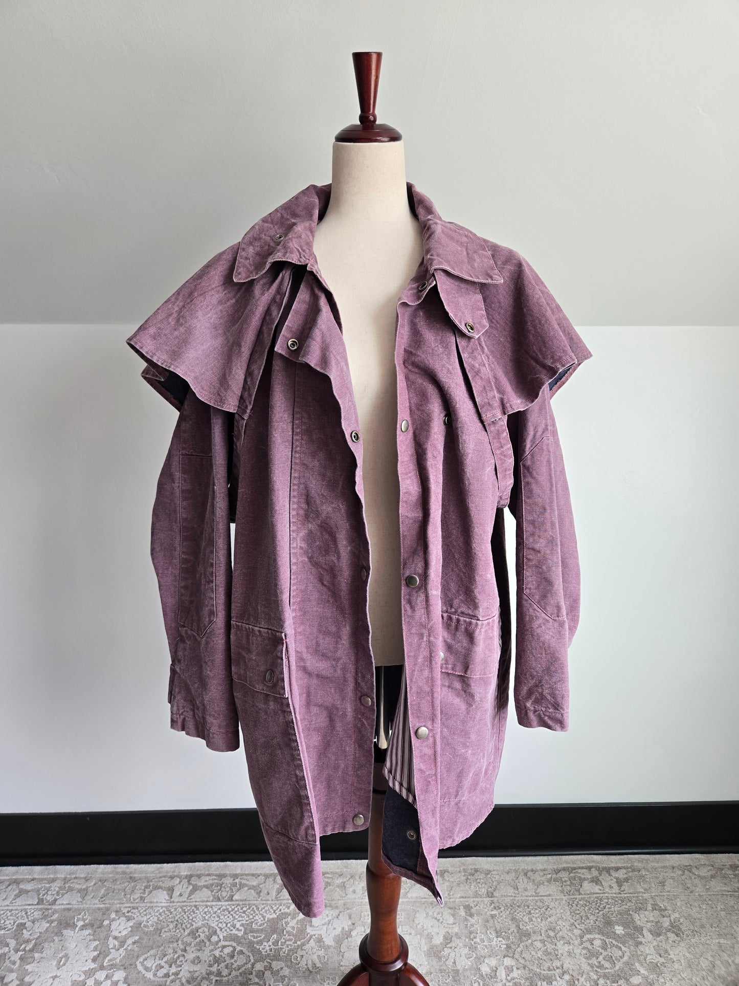 Australian Stock Saddle Co Town and Country Vintage Cotton Ranch Barn Coat - L/XL