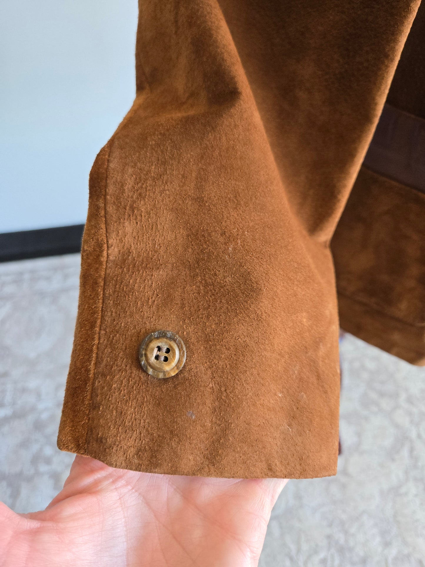 Lakeland Vintage Genuine Suede Leather Blazer - XL