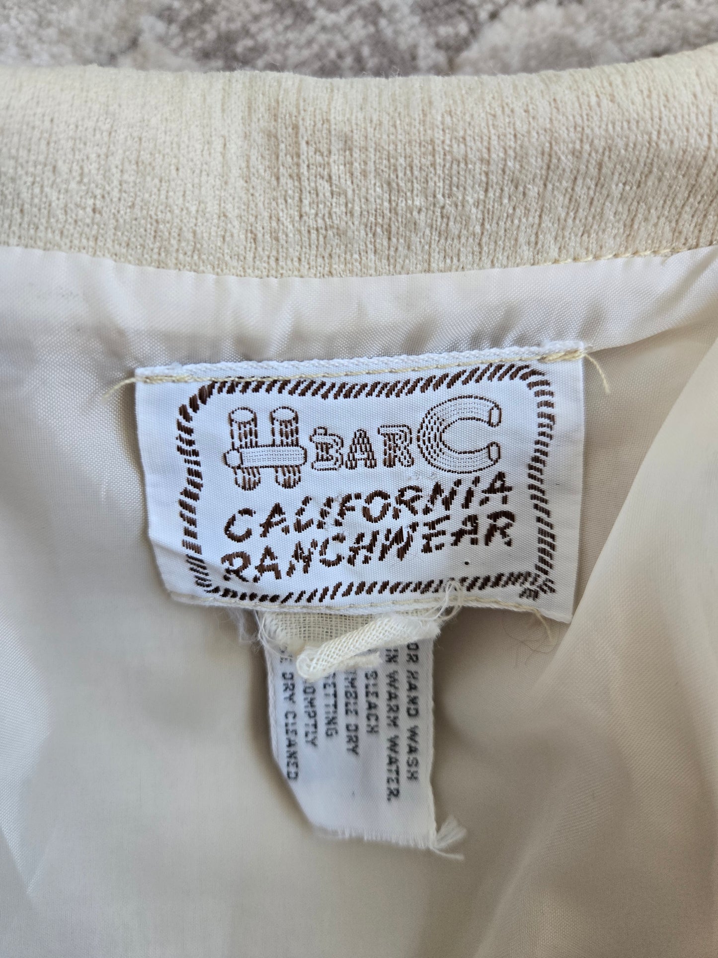 H Bar C Ranchwear Vintage 70s Western Blazer - XS/S