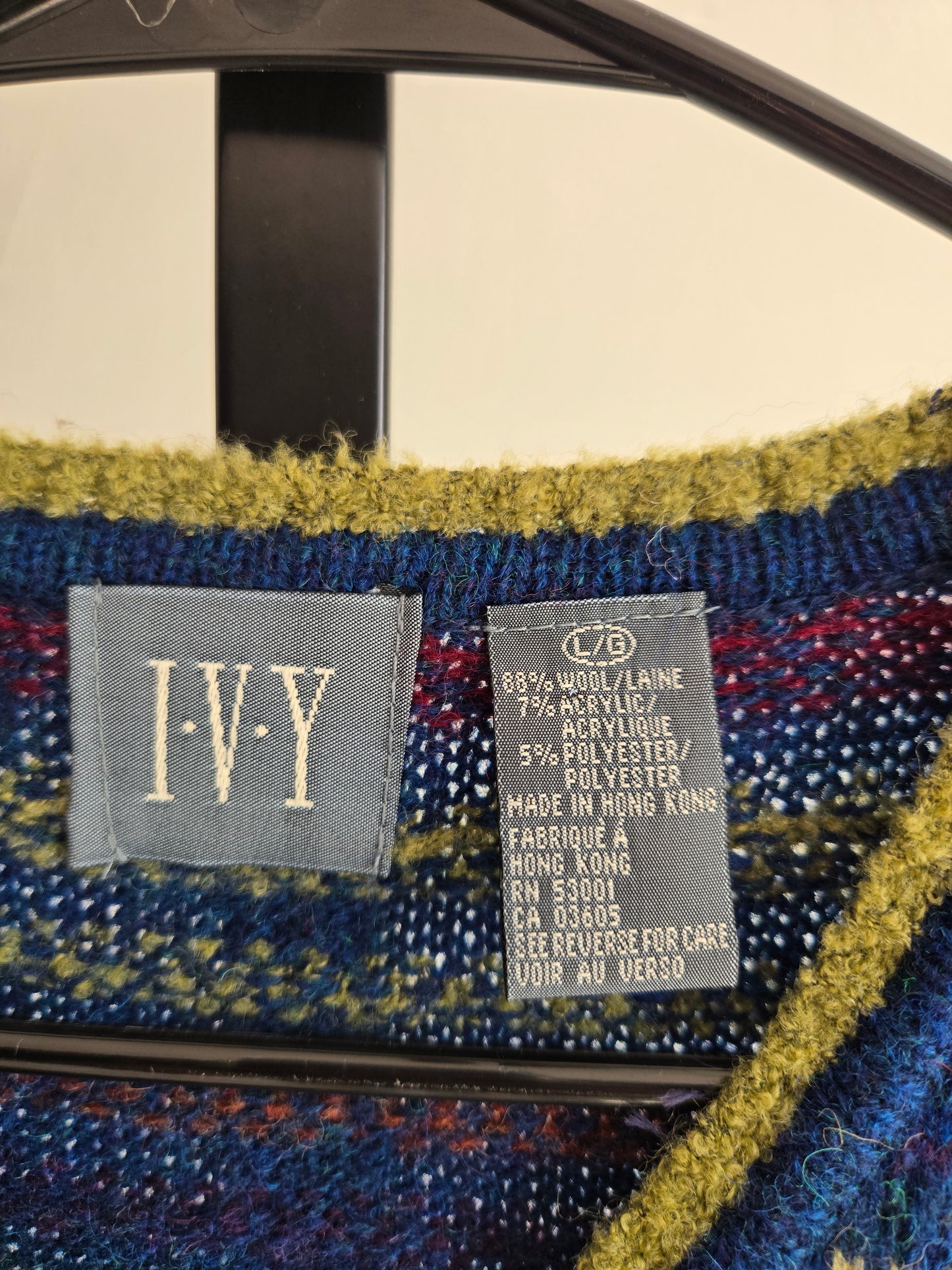 Vintage Wool Blend Vest - S/M