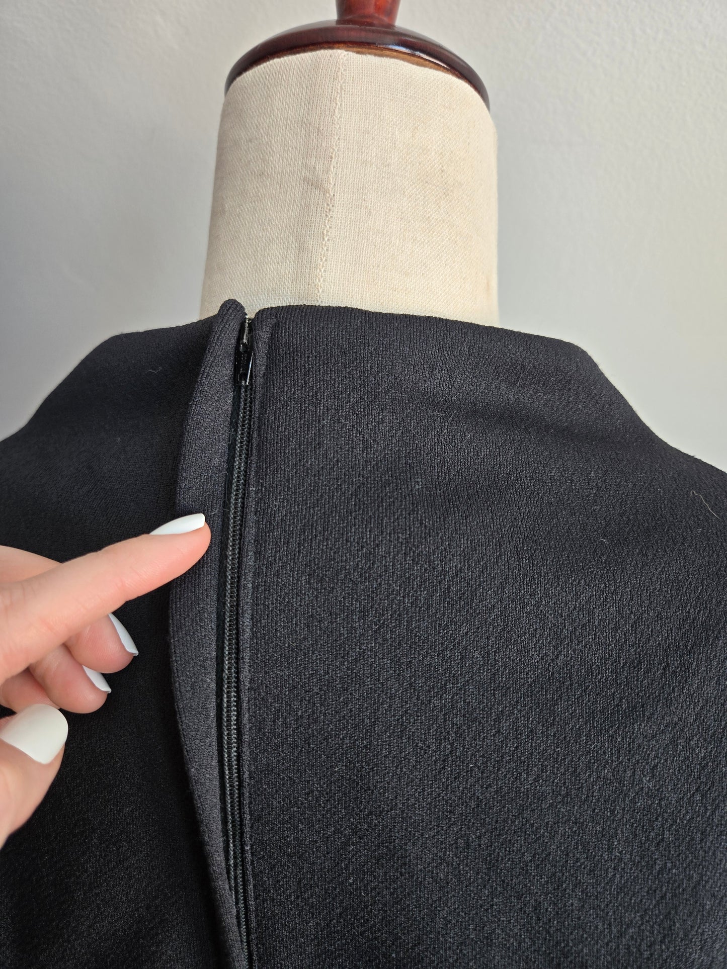 Burt Stanley of California Vintage 70s Houndstooth Maxi Dress - Medium