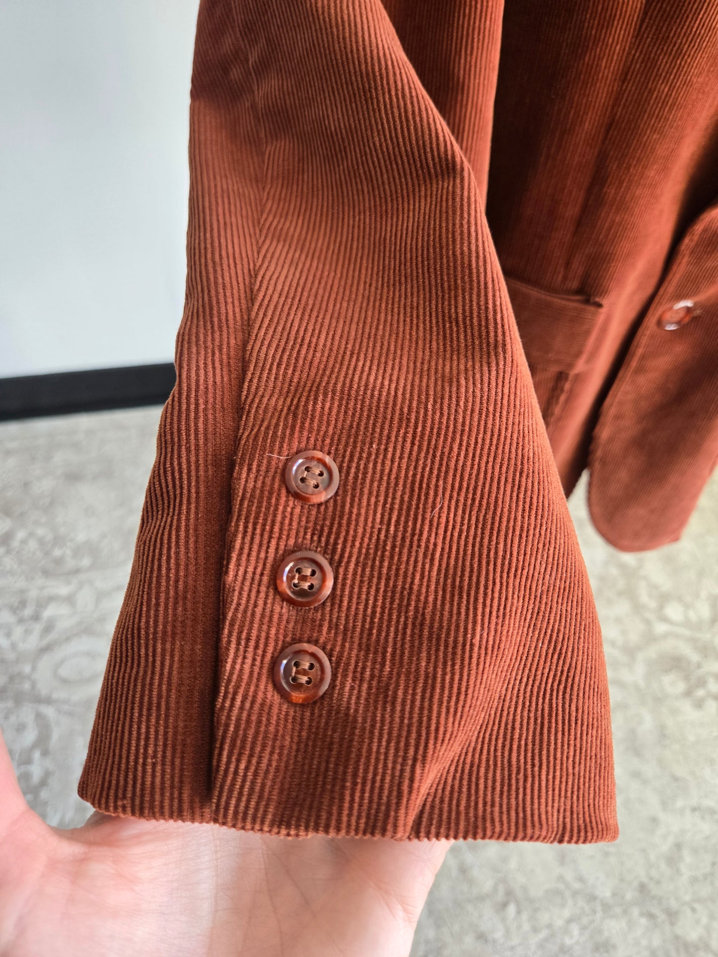 Scotts Grey Ltd. Vintage Corduroy Equestrian Blazer -