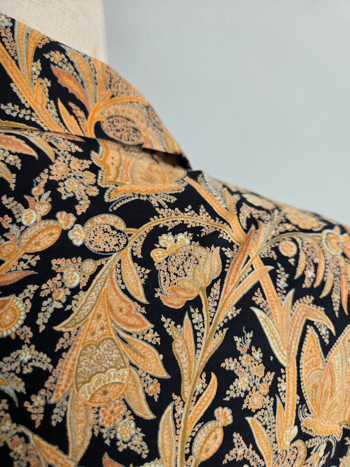 Vintage ERNST Strauss Cotton Tie Front Top - medium