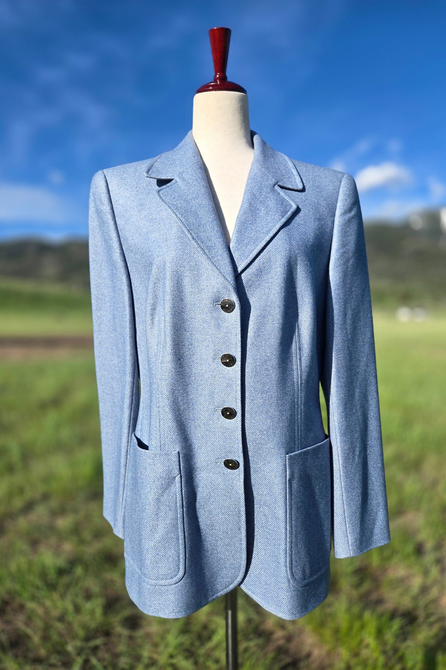 Escada Cashmere and Silk Made in Germany Vintage Blazer - large