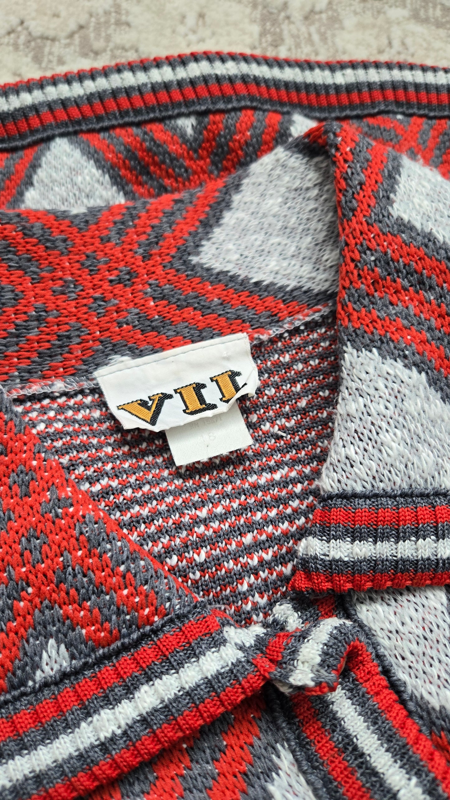 Vintage 70s Acrylic Plaid Poncho - OS