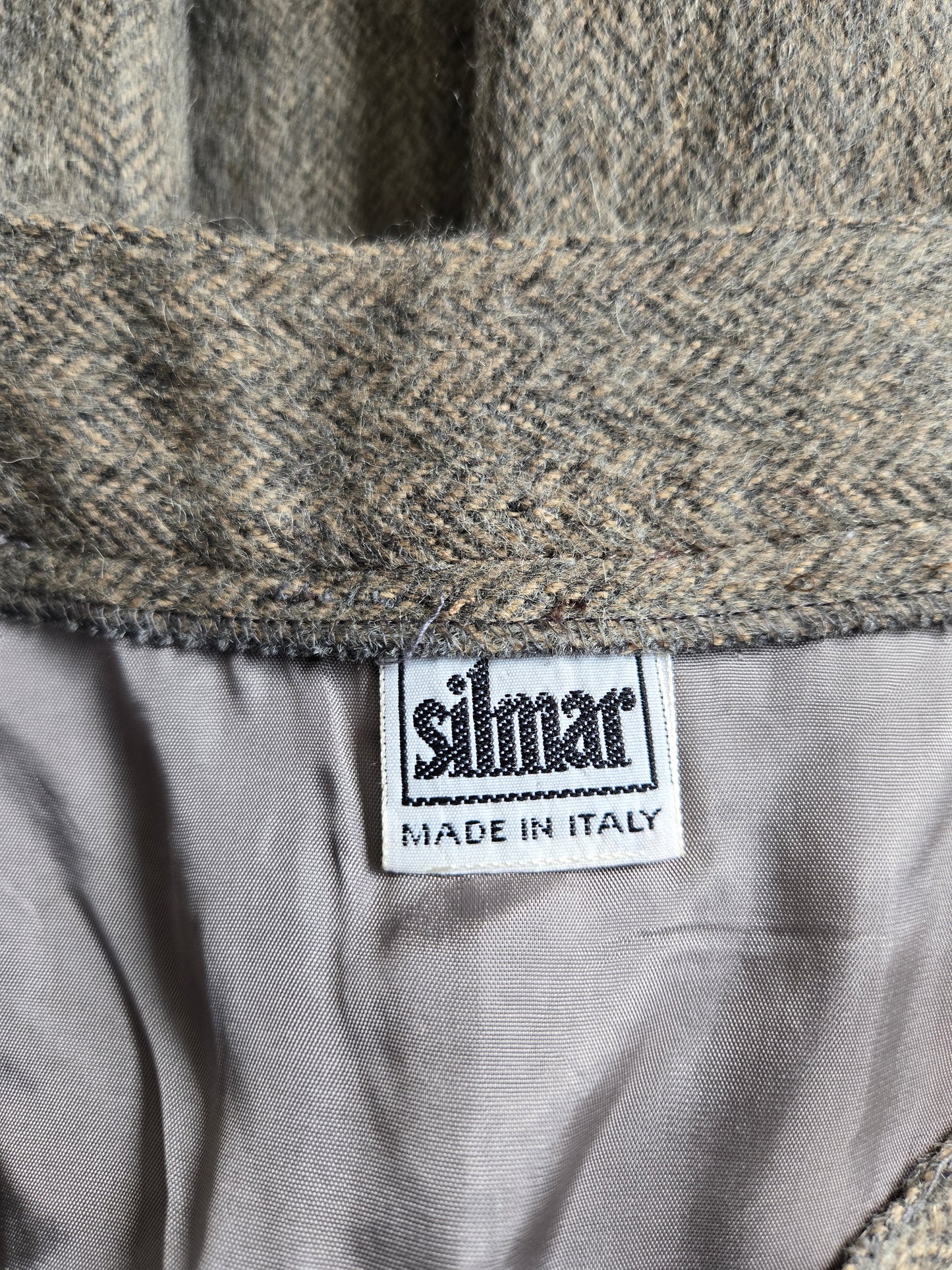 Vintage Silmar 1960s Made in Italy Alpaca Wool Western Skirt - W34"