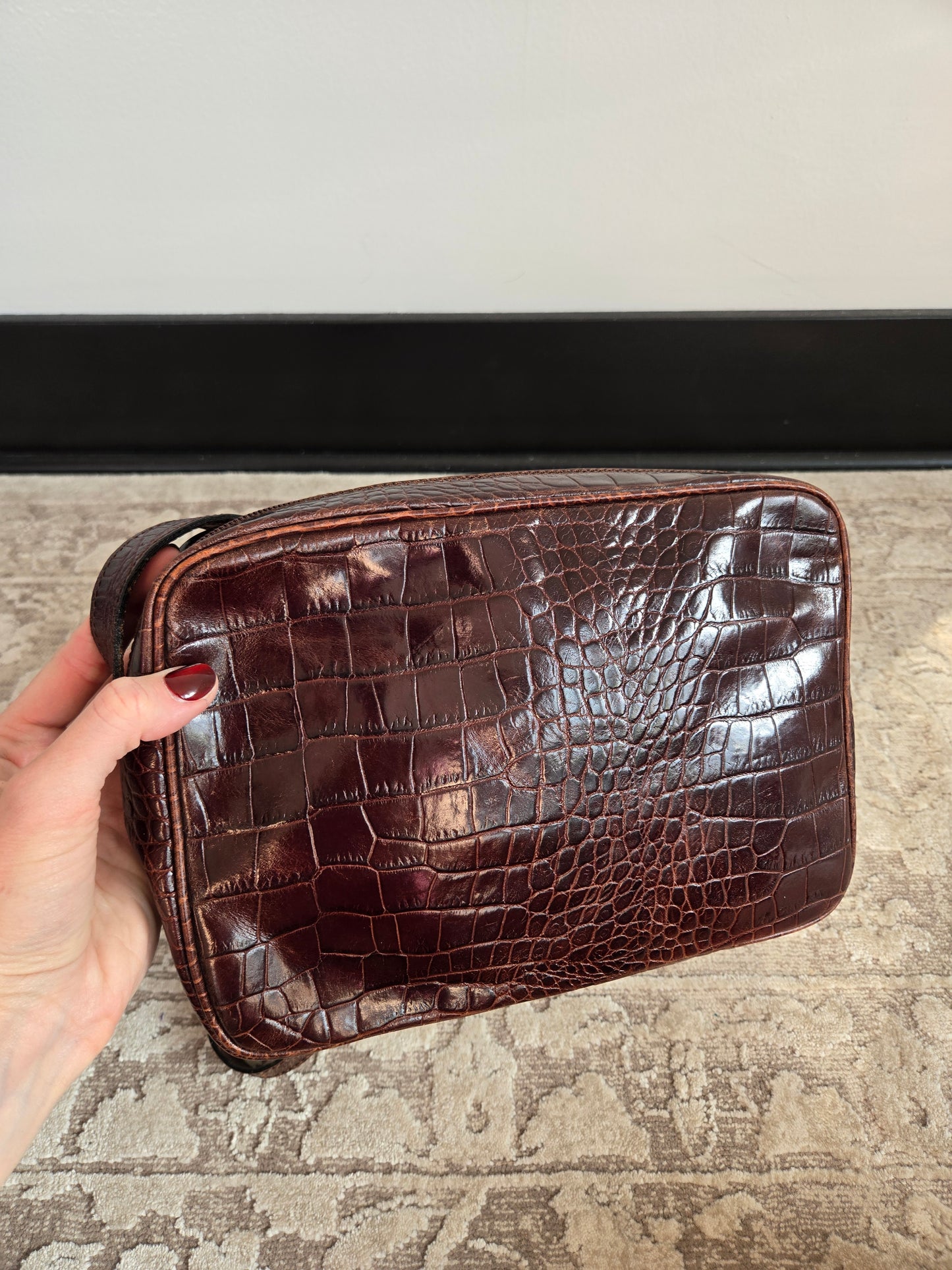 Vintage Italian Leather Crossbody