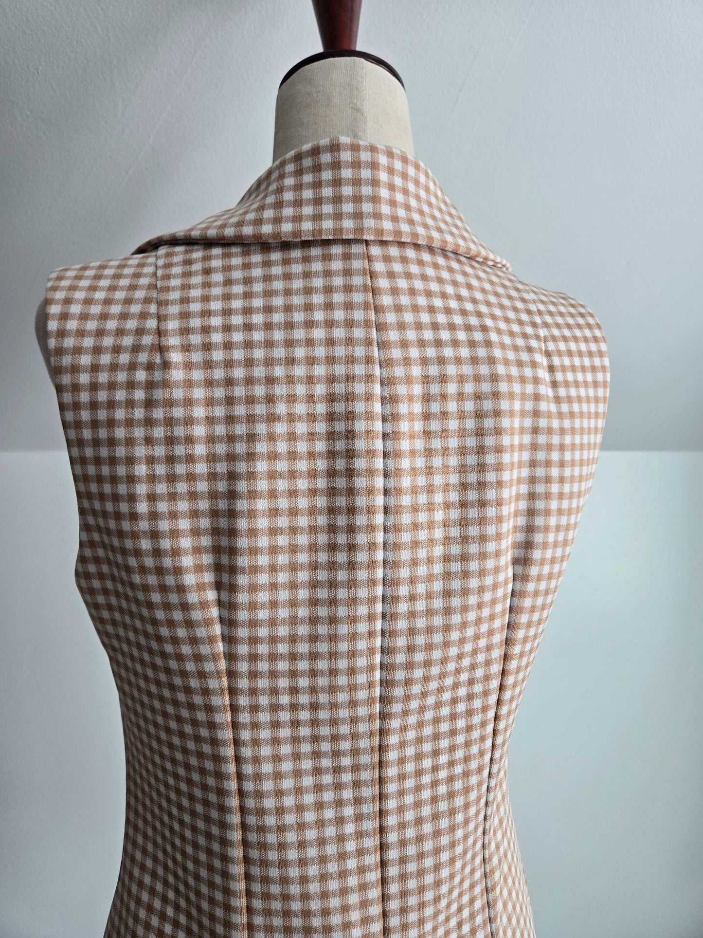 Vintage 60s Hand Made Vest and Pants Two Piece Set - Small