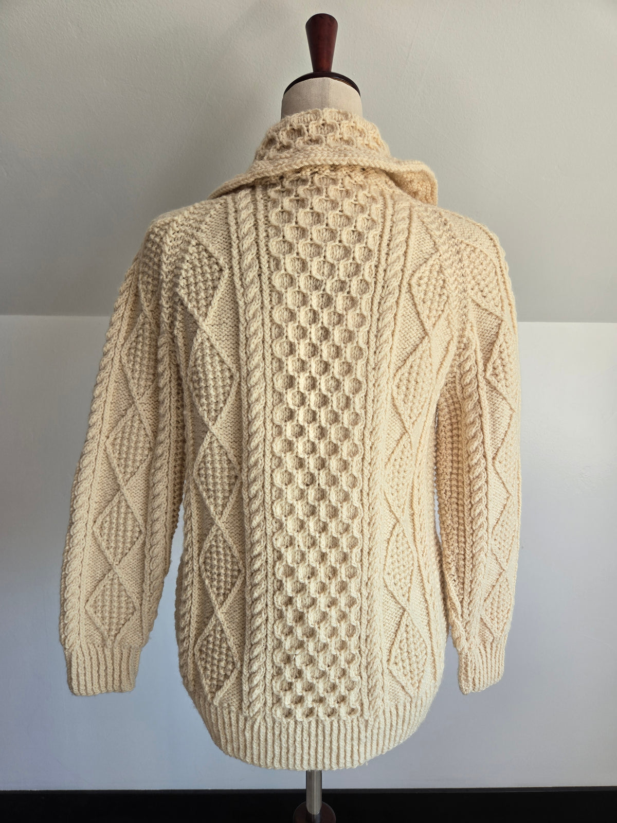 Blarney Woolen Mills Irish Knit Cardigan - medium