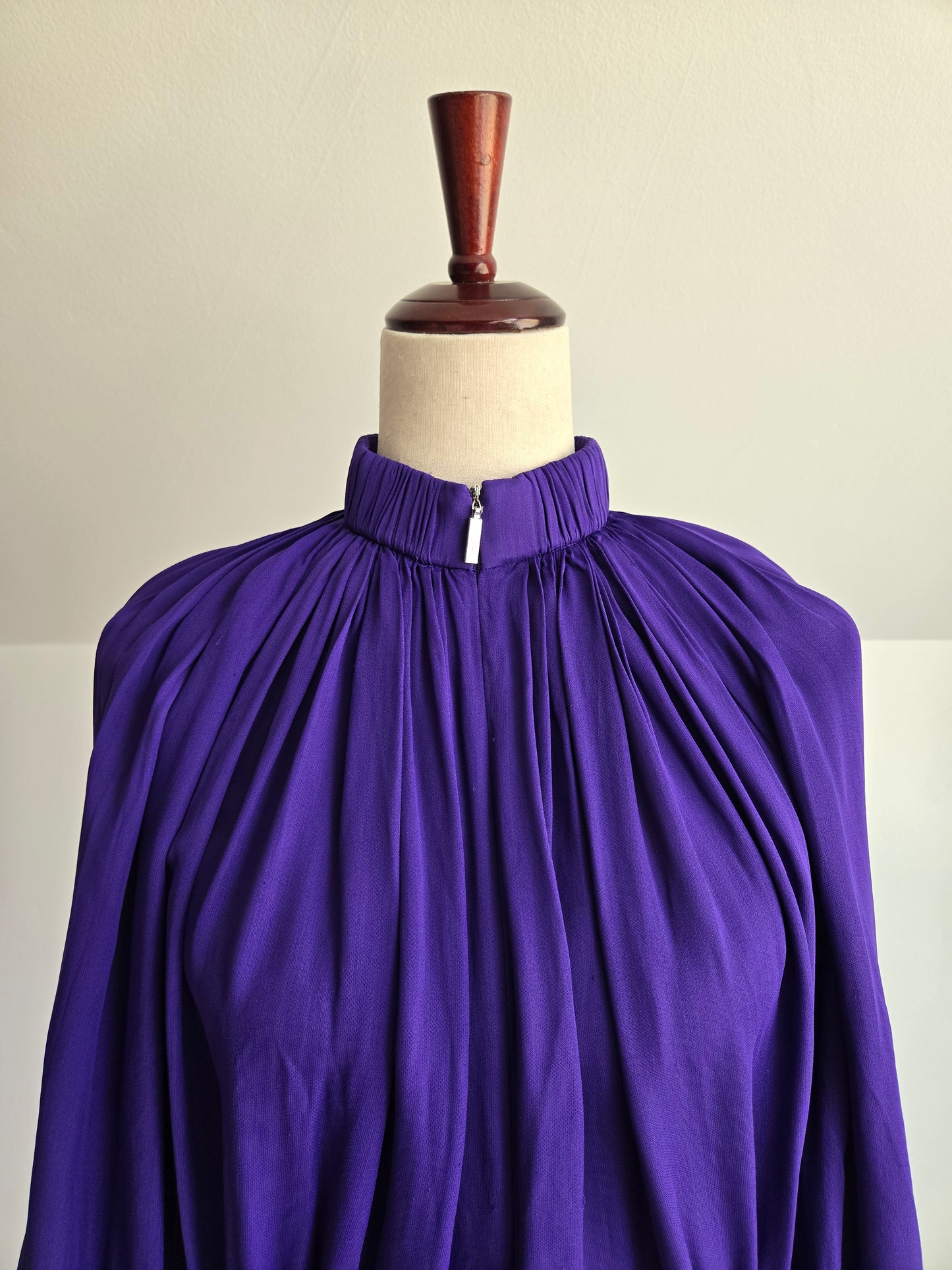 Tibi Designer Purple Drape Dress - XS/S/M